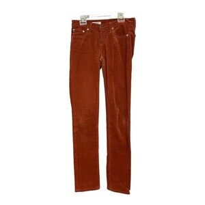 Adriano Goldshmied the Stevie Slim Straight Low Rise Corduroy Jeans Pants 25R